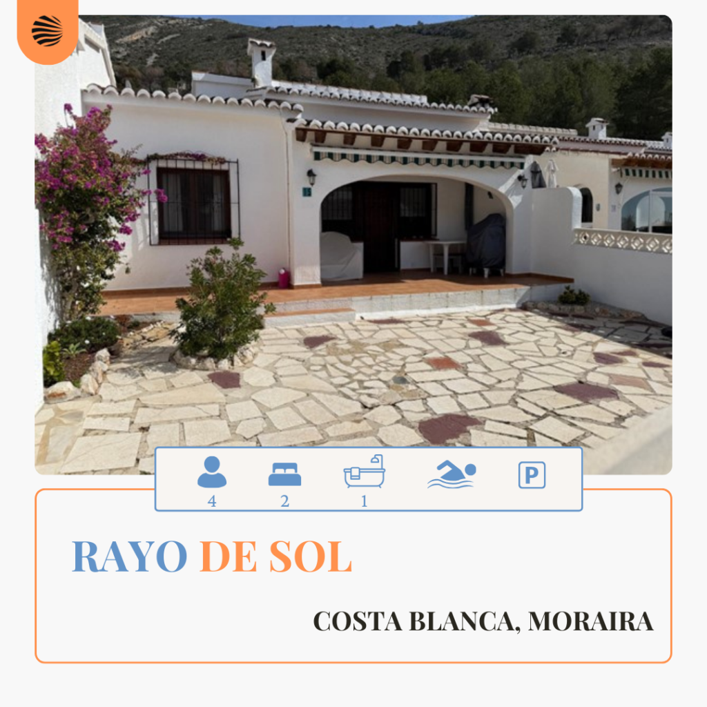 rayo de sol Moraira